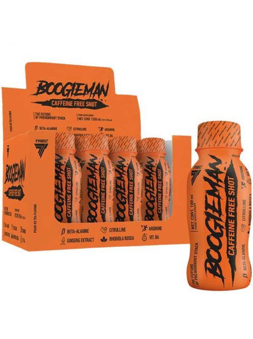 Trec Nutrition - CAFFEINE FREE Boogieman Shot 12x100ml - Peach Tea - Stimulánsmentes edzés előtti