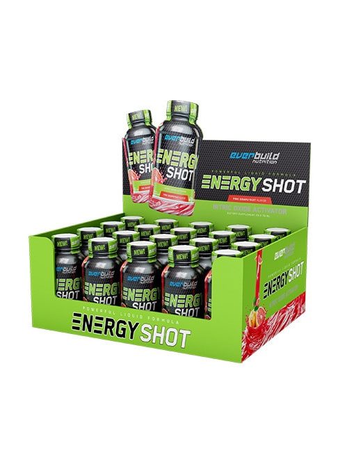 EverBuild Nutrition - ENERGY SHOT 20*70ml pink grapefruit - Edzés előtti shot