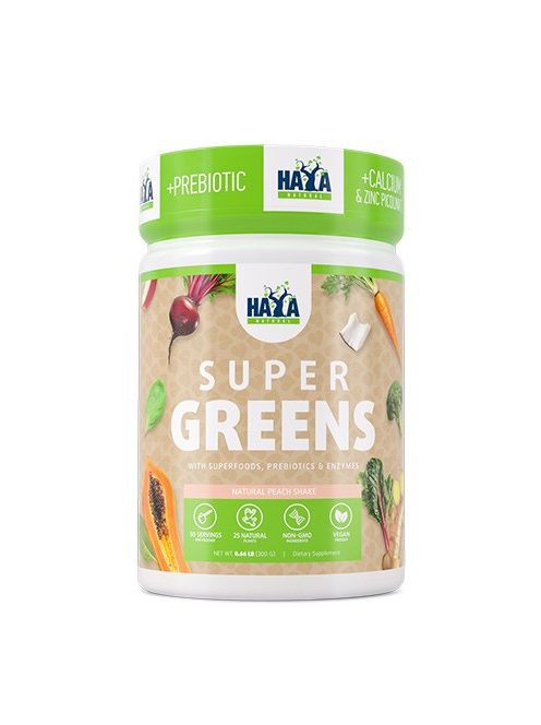 Haya Labs - Super Greens Peach - Superfood