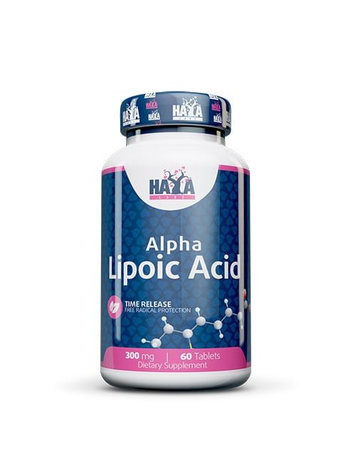 HAYA LABS - Sustained Release Alpha Lipoic Acid 300mg. / 60 Vtabs - Alfa Liponsav