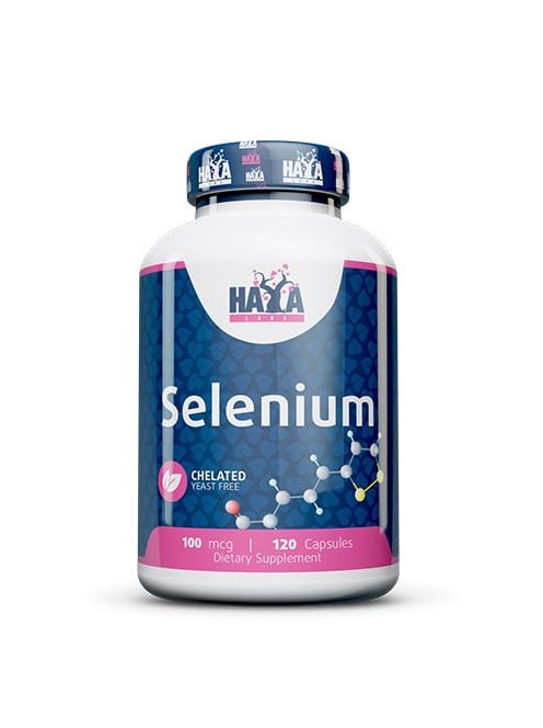 Haya Labs -  Selenium /Chelated -yeast free/ 100mcg. / 120 caps - Szelén