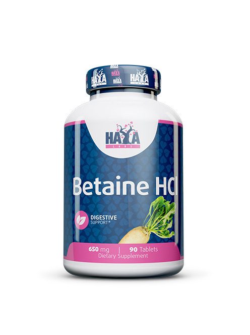 Haya Labs Betaine HCL 650mg / 90 Tabs.