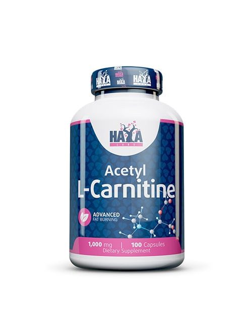 HAYA LABS - Acetyl L-Carnitine 1000mg / 100 caps.