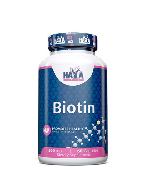 Haya Labs Biotin 500mcg 60 caps. - Haj, bőr, köröm