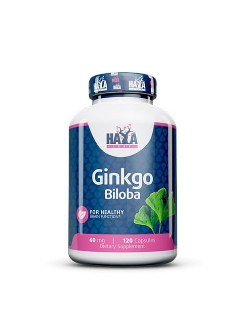 Haya Labs - HAYA LABS Ginkgo Biloba 60mg / 120 Tabs. - Agyműködés