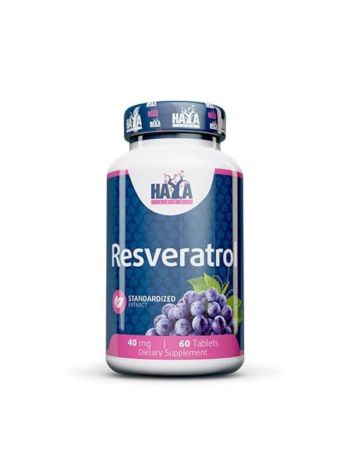 Haya Labs - Resveratrol 40mg. / 60 Tabs - Szív- és érrendszer