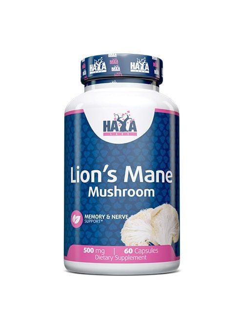 HAYA LABS - Lion's Mane Mushroom 500mg. / 60 Caps - Agyműködés