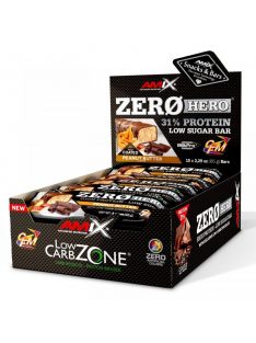   AMIX Nutrition - Low-Carb ZeroHero Protein Bar / 15x65g - fehérjeszelet