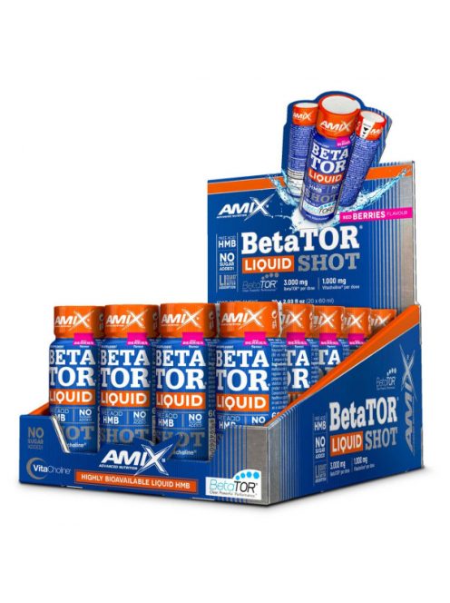 AMIX Nutrition - BetaTOR LIQUID SHOT 20 x 60ml - red berries