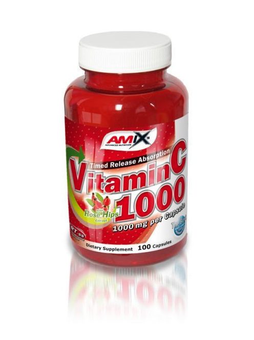 AMIX NUTRITION - C-Vitamin + Rose Hips 1000mg 100cps