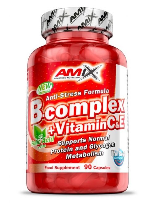 AMIX Nutrition B-Complex with Vitamin C&E (90 tab.) - B-vitamin komplex