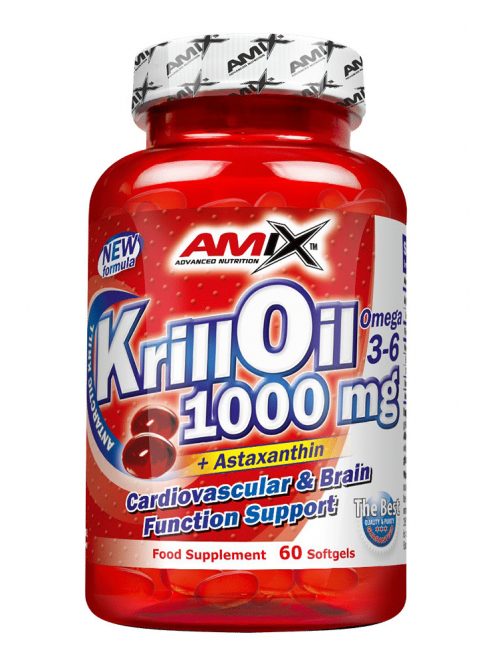 AMIX Nutrition - Krill Oil 1000mg / 60 pc softgelscaps.