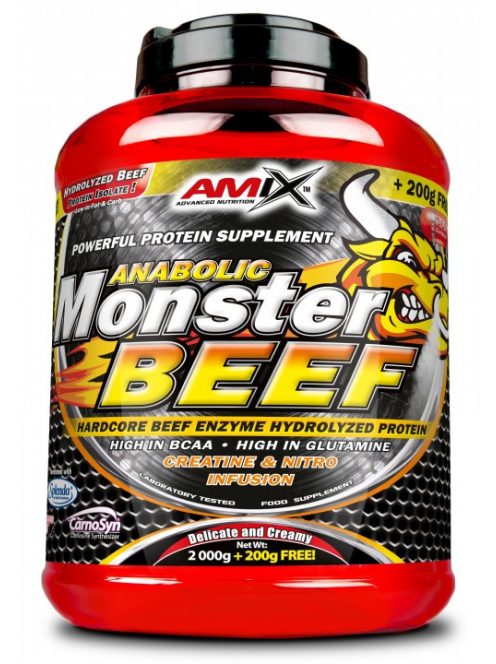 AMIX Nutrition - Anabolic Monster BEEF 90% Protein - 1000 g / 2200 g - 2200, Vanilla-Lime - Marhafehérje