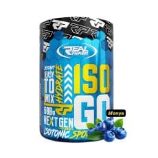Real Pharm Iso Go izotóniás italpor - kékáfonya íz - 600g