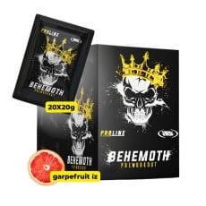 Real Pharm Behemoth BOX - edzés előtti italpor tasakos - 20x20g Fruit Punch íz