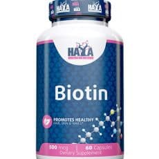 Haya Labs - Biotin 500mcg 60 caps.