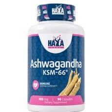 Haya Labs Ashwagandha KSM-66 (450mg) - 90 kapszula