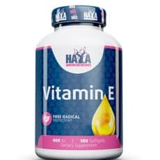 Haya Labs E-vitamin 400 IU - Antioxidáns - 100 kapszula