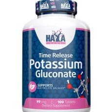 Haya Labs - Potassium Gluconate 99mg. / 100 Tabs.