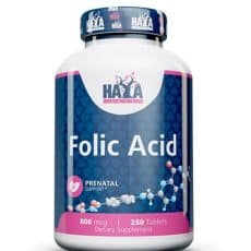 HAYA LABS - Folic Acid 800mcg / 250 Tabs