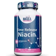 Haya Labs - Niacin Time Release 250mg / 100 tabs.