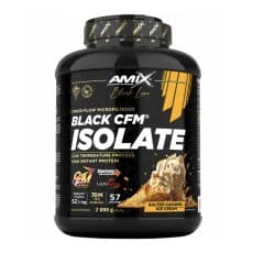 Amix - Black CFM Isolate - Tejsavófehérje izolátum - sós karamell fagyi íz - 2000g