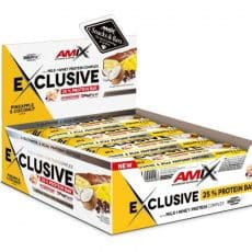 Amix Exclusive Protein Bar Box - Fehérjeszelet - ananász-kókusz - 12x85g