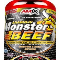 Amix Anabolic Monster BEEF 90% Protein - Marhafehérje - vanilia-lime - 2200g